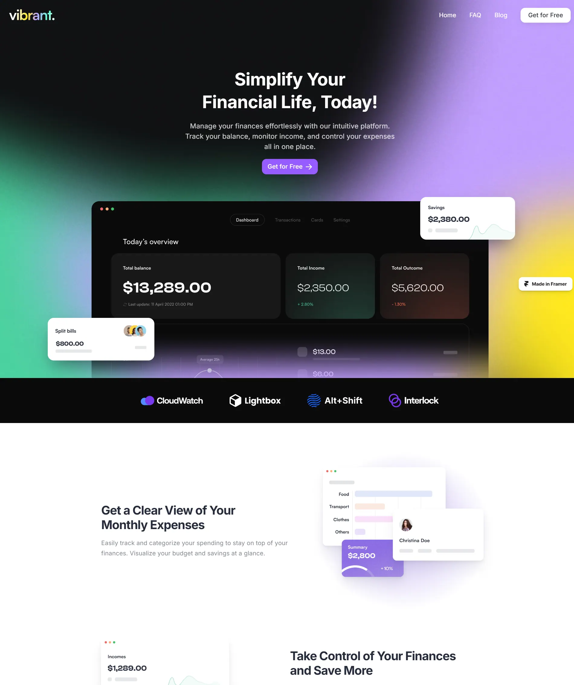 Website showcase