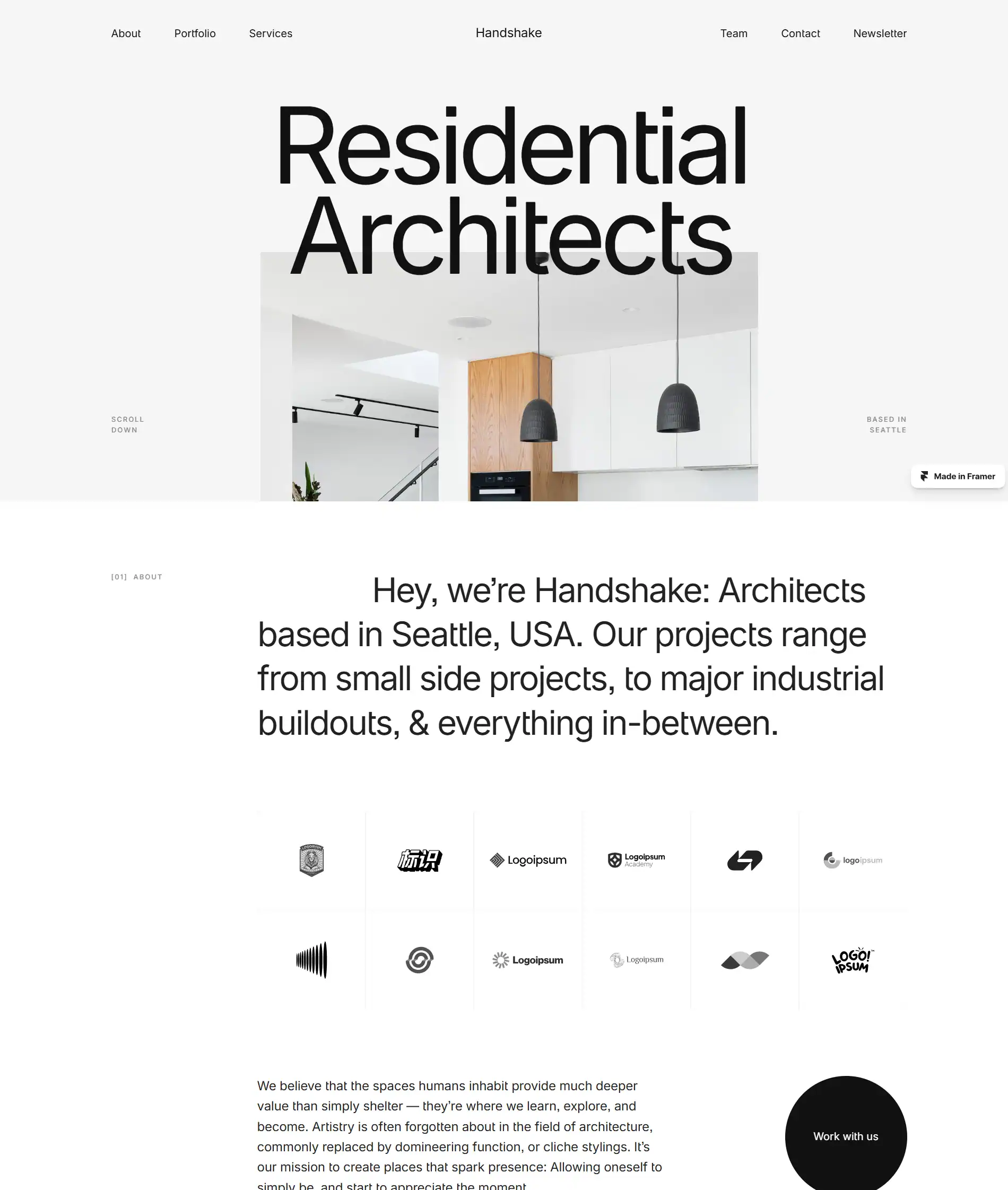 Website showcase